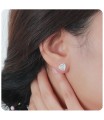 Silver Stud Earring STS-5824